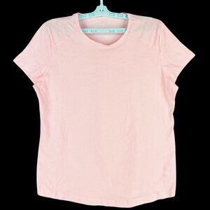 Lincoln Outfitters Women's Pink Short-Sleeve Cotton T-Shirt Size Large NWOT